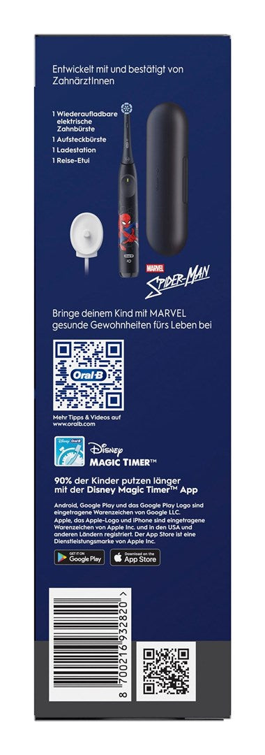Szczoteczka elektryczna Oral-B iO Series 2 Kids 6+ Spiderman – zdjęcie 5