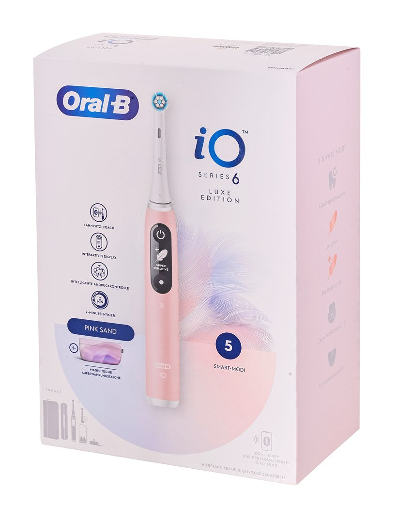 Szczoteczka elektryczna Oral-B iO Series 6 Pink Sand Luxe Edition – zdjęcie 14