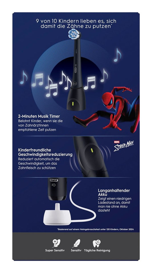 Szczoteczka elektryczna Oral-B iO Series 2 Kids 6+ Spiderman – zdjęcie 3