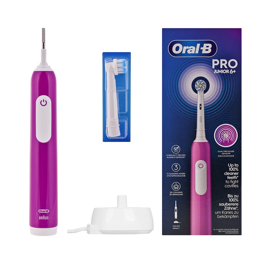 Szczoteczka elektryczna Oral-b Pro Junior Purple – zdjęcie 9