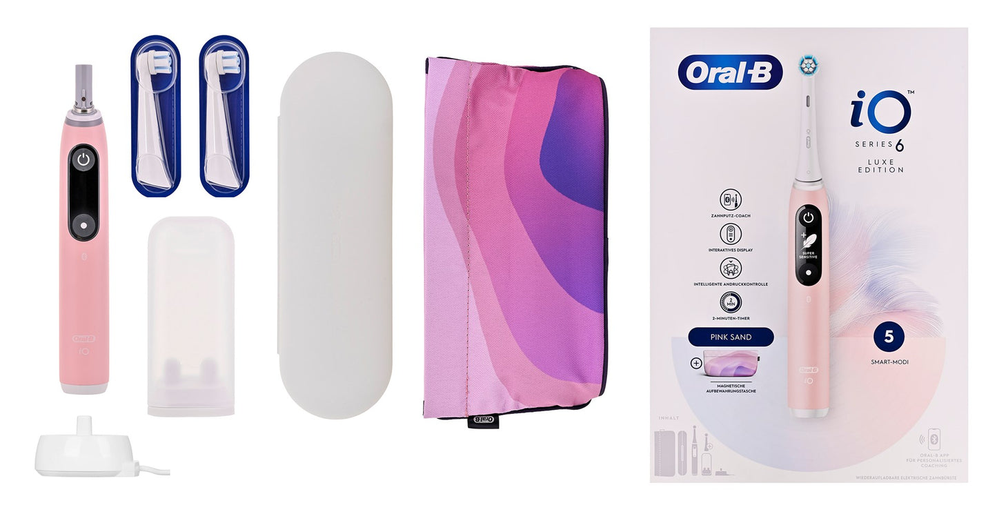 Szczoteczka elektryczna Oral-B iO Series 6 Pink Sand Luxe Edition