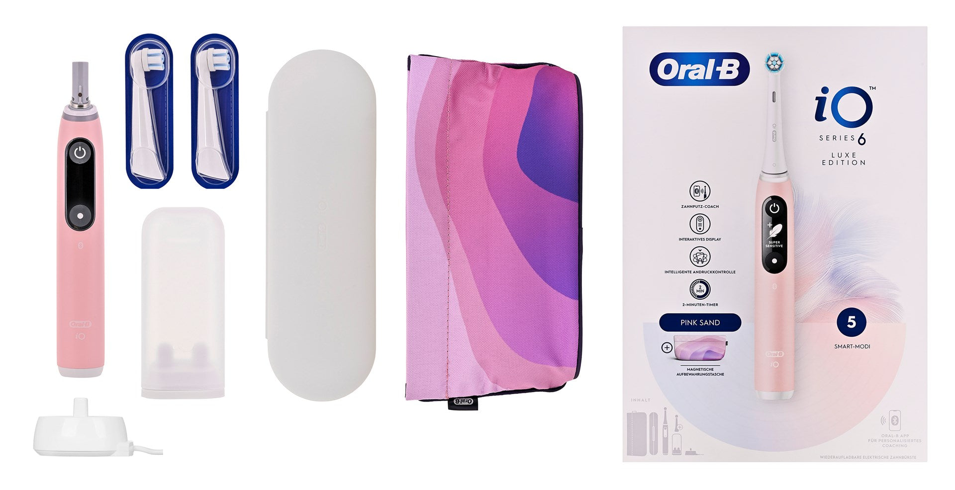 Szczoteczka elektryczna Oral-B iO Series 6 Pink Sand Luxe Edition